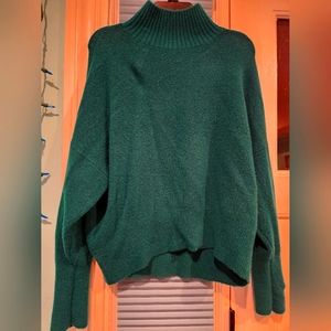 Large green Express sweater